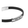 Police PEAGB0014101 BUCKLELINE Stainless Steel And Black Leather Bracelet - A98391 Alternative Image