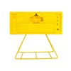 Seiko QHL062Y Yellow Sports Timer Clock - C0383 Alternative Image