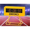 Seiko QHL062Y Yellow Sports Timer Clock - C0383 Alternative Image