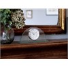 London Clock Half Moon Glass Mantel Clock - C1273 Alternative Image