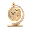 Widdop Gold Tone Hanging Alarm Clock - C1290 Alternative Image