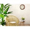 Seiko QXA143B Piano Finish Wooden Wall Clock - C7194 Alternative Image