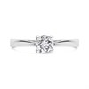 18ct White Gold Diamond Solitaire Ring - 1/2ct - AGI Certificated - D0705 Alternative Image