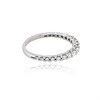 18ct White Gold Diamond Half Eternity Ring - 45pts - D0708 Alternative Image