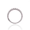 18ct White Gold Diamond Half Eternity Ring - 45pts - D0708 Alternative Image