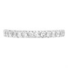 18ct White Gold Diamond Half Eternity Ring - 1/2ct - D0718 Alternative Image