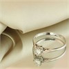 18ct White Gold Solitaire Diamond Ring, 1/2ct - D0745 Alternative Image