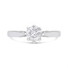 18ct White Gold Solitaire Diamond Ring, 3/4ct - D0746 Alternative Image