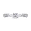 Platinum Diamond Engagement Ring - 3/4ct - D08114 Alternative Image
