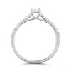 Platinum Princess Cut Diamond Engagement Ring - 1/2ct - AGI Certificated - D08120 Alternative Image