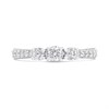 Platinum Diamond Trilogy Ring - 1/2ct - AGI Certificated - D08124 Alternative Image