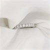 Platinum Claw-Set Diamond Half Eternity Ring - 1ct - AGI Cert - D08163 Alternative Image