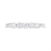 Polar Fire Platinum Diamond Five Stone Ring- 1/2ct (GLI Certificated) - D08169 Alternative Image