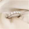 Polar Fire Platinum Diamond Five Stone Diamond Ring- 1ct (GLI Certifiacte) - D08170 Alternative Image