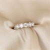 Polar Fire Platinum Diamond Five Stone Ring-1.50ct (GLI Certificated) - D08171 Alternative Image