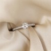 Platinum Single Stone Diamond Ring - 65pts (GLI Certificated) - D08176 Alternative Image