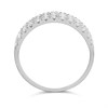 Platinum 3-Row Diamond Band Ring, 1ct - D08181 Alternative Image