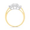 18ct Gold And Platinum Polar Fire Trilogy Ring 1ct (GLI Certificate) - D1109 Alternative Image