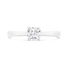 Arctic Circle 9ct White Gold Radiant Cut Diamond Solitaire Ring - 1/2ct - IGI Certificated - D3109 Alternative Image