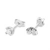 Arctic Circle 9ct White Gold Diamond Solitaire Stud Earrings - 20pts per pair - D3151 Alternative Image