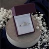 9ct White Gold Diamond Engagement Ring And Wedding Ring Set - 1/2ct - D32141 Alternative Image