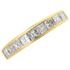 18ct Gold 1 Carat Princess Cut Diamond Half Eternity Ring - D4251 Alternative Image