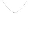 18ct White Gold Diamond Solitaire Necklace - 1/2ct - D45251 Alternative Image