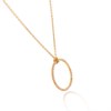 18ct Gold Diamond Circle Necklace - 14pts - D4532 Alternative Image