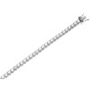 18ct White Gold Diamond Tennis Bracelet - 5.3-6 Carats - D45905 Alternative Image