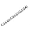 18ct White Gold Diamond Tennis Bracelet - 28.5-30 Carats - D45928 Alternative Image