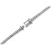 18ct White Gold 3 Carat Diamond Tennis Bracelet - D45933 Alternative Image