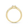 9ct Gold Diamond Crossover Ring - 20pts - D5132 Alternative Image