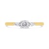 9ct Gold Diamond Trilogy Ring - 1/3ct - D5136 Alternative Image