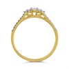 9ct Gold Diamond Ring - 1/4ct - D5138 Alternative Image