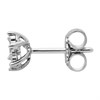 9ct White Gold Diamond Flower Stud Earrings - 12pts per pair - D54132 Alternative Image