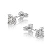 9ct White Gold Cluster Stud Earrings - 10pts per pair - D5463 Alternative Image
