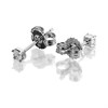 9ct White Gold Diamond Solitaire Stud Earrings - 15pts per pair - D5535 Alternative Image