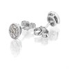 9ct White Gold Diamond Cluster Stud Earrings - 20pts per pair - D5547 Alternative Image