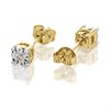 9ct Gold Diamond Solitaire Stud Earrings - 8pts per pair - D5549 Alternative Image