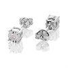 9ct White Gold Diamond Solitaire Stud Earrings - 10pts per pair - D5550 Alternative Image