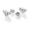 9ct White Gold Diamond V-Stud Earrings - 30pts per pair - D5552 Alternative Image