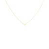 9ct Gold Solitaire Diamond Necklace, 1/4ct - D56150 Alternative Image