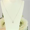 9ct White Gold Dainty Diamond Cluster Necklace - D56166 Alternative Image
