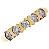 9ct Gold Five Stone Diamond Ring - 10pts - D5804 Alternative Image