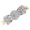 9ct Gold Diamond Trilogy Cluster Ring - 1/2ct - D5911 Alternative Image