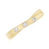 9ct Gold Diamond Trilogy Crossover Ring - 9pts - D5914 Alternative Image