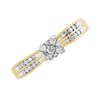 9ct Gold Diamond Ring - 1/4ct - EXCLUSIVE - D6033 Alternative Image