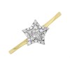9ct Gold Diamond Star Cluster Ring - 8pts - D6067 Alternative Image