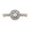 9ct Gold Diamond Cluster Ring - 20pts - D6074 Alternative Image