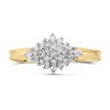 9ct Gold Diamond Cluster Ring - 1/3ct - D6089 Alternative Image